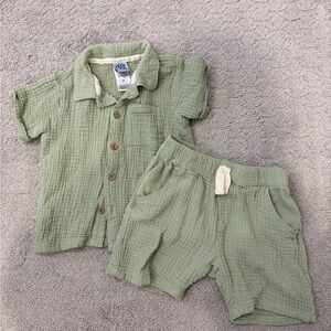 Kids Green Matching Set